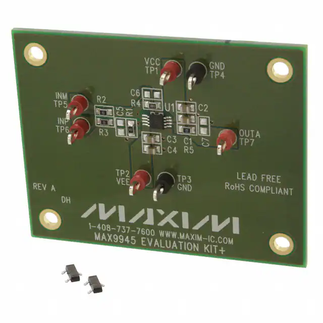 MAX9945EVKIT+ Analog Devices Inc./Maxim Integrated  Cartes d'évaluation - Amplificateurs opérationnels